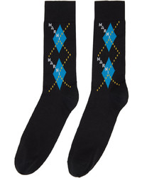 Marni Black Argyle Lisle Socks
