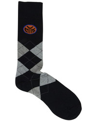 For Bare Feet New York Knicks Argyle Dress Socks