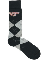 For Bare Feet Virginia Tech Hokies Argyle Dress Sock