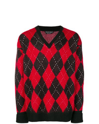Alexander McQueen Argyle Knit Sweater