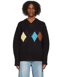 Ader Error Black Illand Sweater