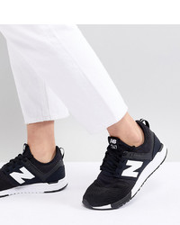 New Balance 247 Trainers In Black And White Meshwhite
