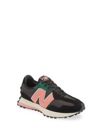 New Balance 327 Sneaker In Black Pink At Nordstrom