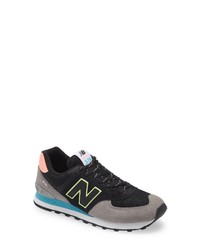 New Balance 574 Classic Sneaker In Black Athletic At Nordstrom