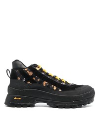 McQ Albion Floral Print Hiking Boots