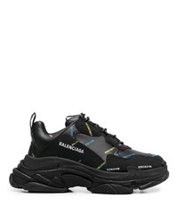 Balenciaga All Over Logo Triple S Sneakers