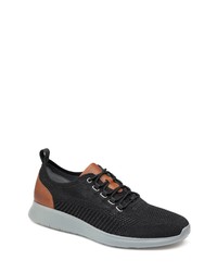 J AND M COLLECTION Amherst Knit Sneaker In Black Knit At Nordstrom