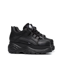 Buffalo Black 1339 Platform Sneakers