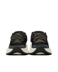 MM6 MAISON MARGIELA Black And Navy Flare Sneakers