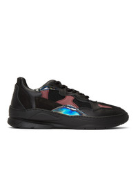 Filling Pieces Black And Purple Low Fade Cosmo Infinity Sneakers