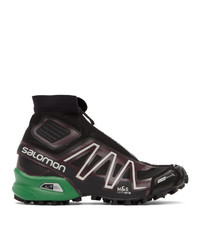 Salomon Black And Purple Snowcross Advanced Sneakers