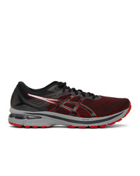 Asics Black And Red Gt 2000 9 Sneakers