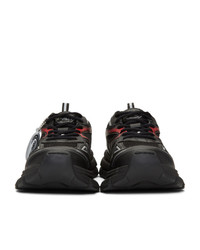 Axel Arigato Black And Red Marathon Sneakers