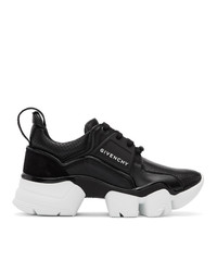 Givenchy Black And White Basse Jaw Sneakers