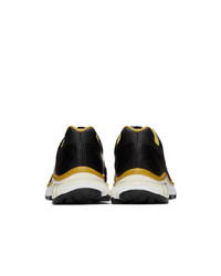 Fumito Ganryu Black And Yellow Salomon Edition Xt 6 Trekking Sneakers