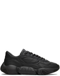 Valentino Garavani Black Bubbleback Low Sneakers