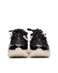 Versace Black Chain Reaction Sneaker