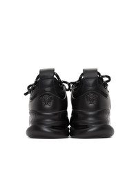 Versace Black Chain Reaction Sneakers
