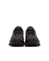 Prada Black Gabardine Sneakers