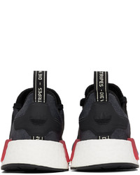 adidas Originals Black Gray Nmd R1 Sneakers