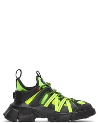 McQ Black Green In 8 Orbyt Descender Sneakers
