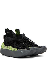 Nike Black Grey Ispa Sense Flyknit Sneakers