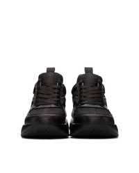 Alexander McQueen Black Leather Sneakers