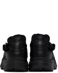 Salomon Black Leather Techsonic Advanced Sneakers
