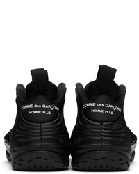 Comme Des Garcons Homme Plus Black Nike Edition Air Foamposite One Sneakers
