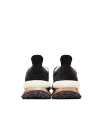 Lanvin Black Nylon Bumper Sneakers