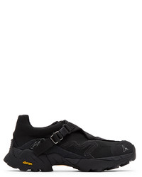 Roa Black Nylon Minaar Sneakers