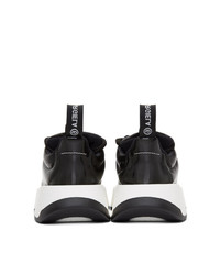 MM6 MAISON MARGIELA Black Padded Low Top Sneakers