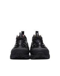 Burberry Black Patent Arthur Sneakers