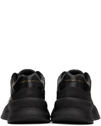 Dries Van Noten Black Platform Sneakers