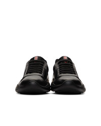 Prada Black Plumeandbike Sneakers