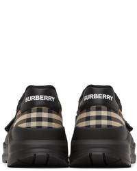 Burberry Black Ramsey Check Sneakers