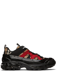 Burberry Black Red Arthur Sneakers