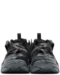Vetements Black Reebok Edition Genetically Modified Pump High Top Sneakers