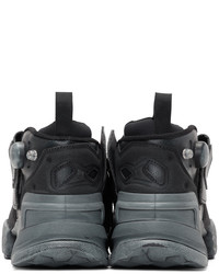 Vetements Black Reebok Edition Genetically Modified Pump High Top Sneakers