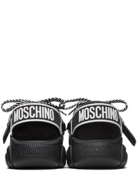 Moschino Black Roller Skates Teddy Sneakers