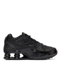 Nike Black Shox Enigma Sneakers