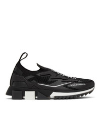 Dolce and Gabbana Black Sorrento Sneakers