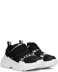 VERSACE JEANS COUTURE Black Speedtrack Sneakers
