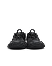 Kenzo Black Sport Wave Sneakers