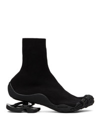 Balenciaga Black Toe High Top Sneakers