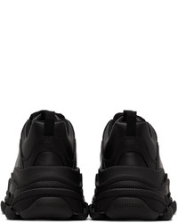 Balenciaga Black Triple S Low Top Sneakers