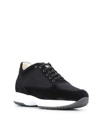 Hogan Canvas Panel Low Top Trainers