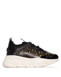 Versace Chain Reaction Safety Pin Print Sneakers