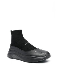 Karl Lagerfeld Chase Knit Upper Sock Sneakers