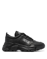VERSACE JEANS COUTURE Chunky Sole Leather Sneakers
